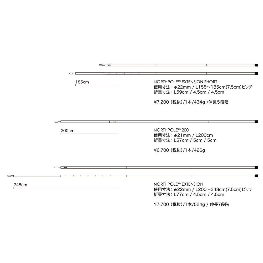 [当日出荷対応 平日12:00まで] [30%OFF] MURACO NORTHPOLE Extension [ムラコ]