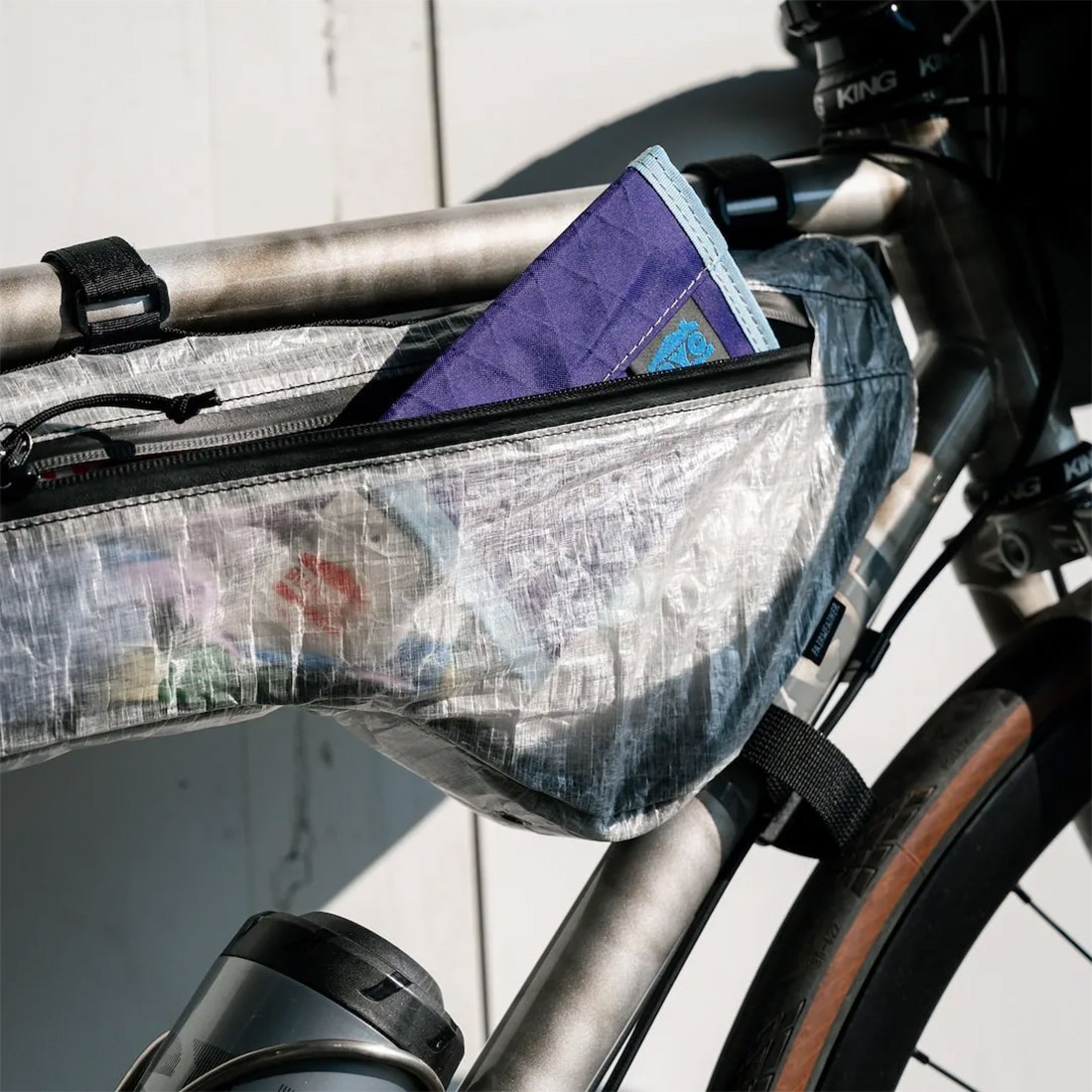 *FAIRWEATHER* frame bag (black)　フェアウェザー フェアウェザー FAIRWEATHER frame bag ADV x-pac/black Sサイズ