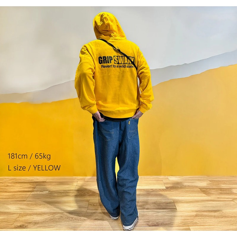 Grip Swany GS SWEAT HOODIE YELLOW [グリップスワニー]