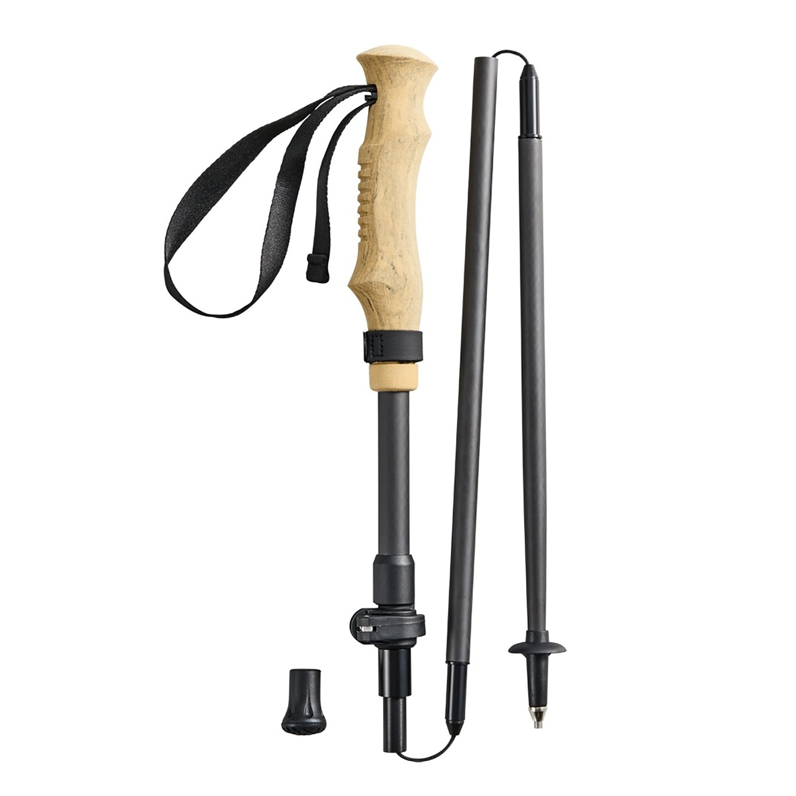 [最短当日出荷] Gossamer Gear FOLDING TREKKING POLE（single） Black [ゴッサマーギア]