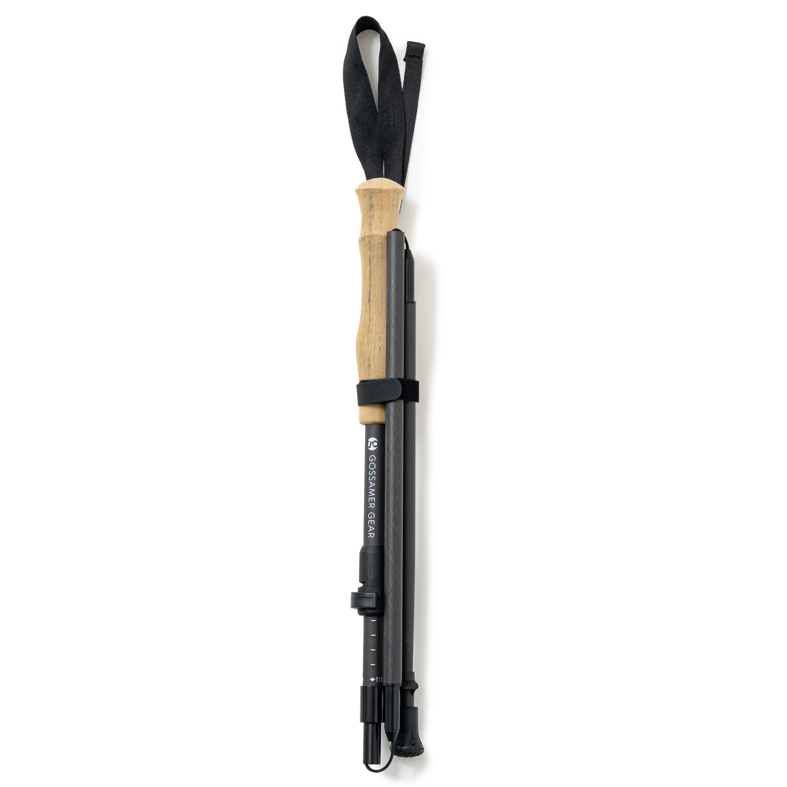 [最短当日出荷] Gossamer Gear FOLDING TREKKING POLE（single） Black [ゴッサマーギア]