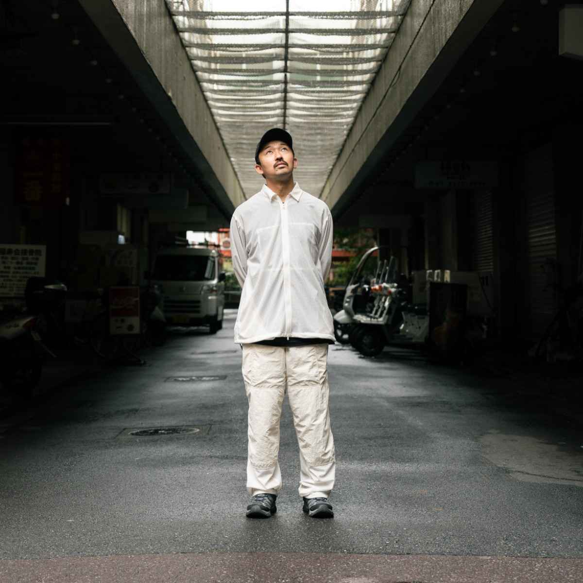 DROPOUTS breeze jacket ivory [ドロップアウツ]