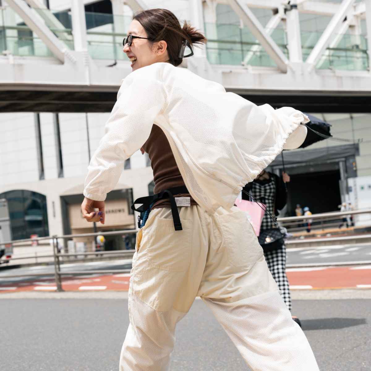 DROPOUTS breeze jacket ivory [ドロップアウツ]