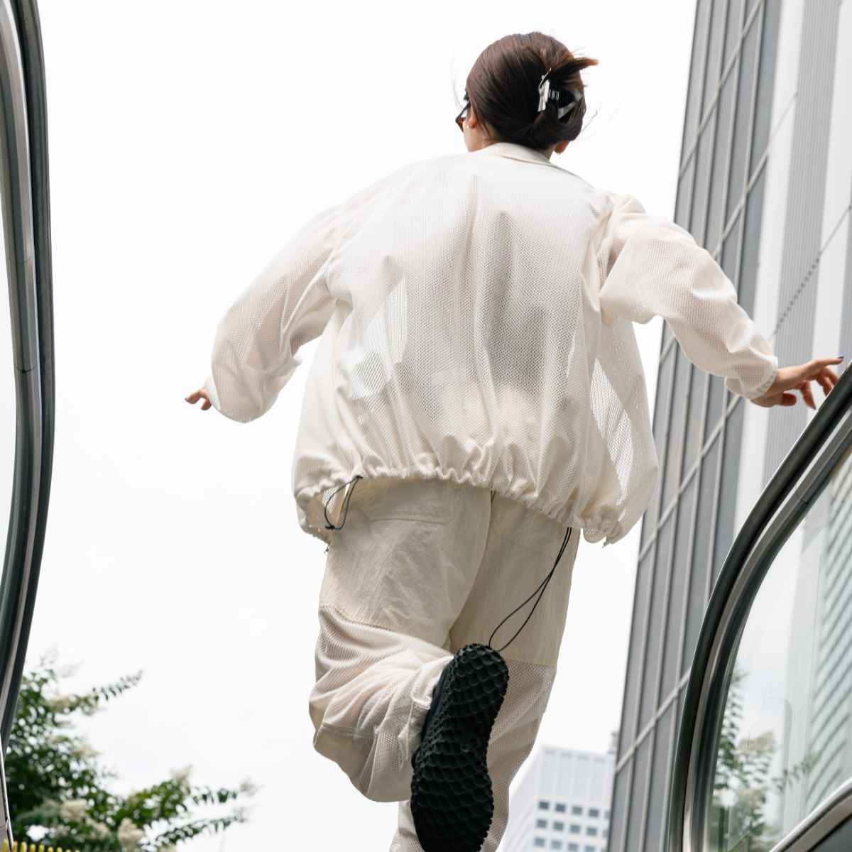 DROPOUTS breeze jacket ivory [ドロップアウツ]