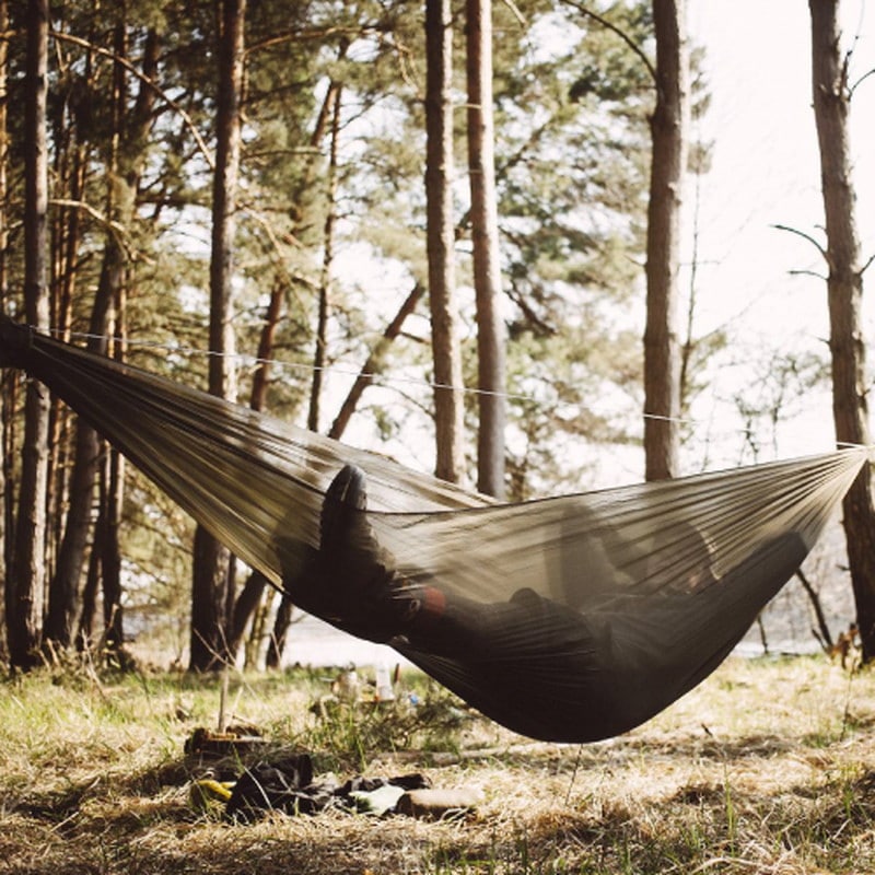 LESOVIK 黒 ハンモック 収納袋付き LESOVIK 黒 ハンモック 収納袋付き