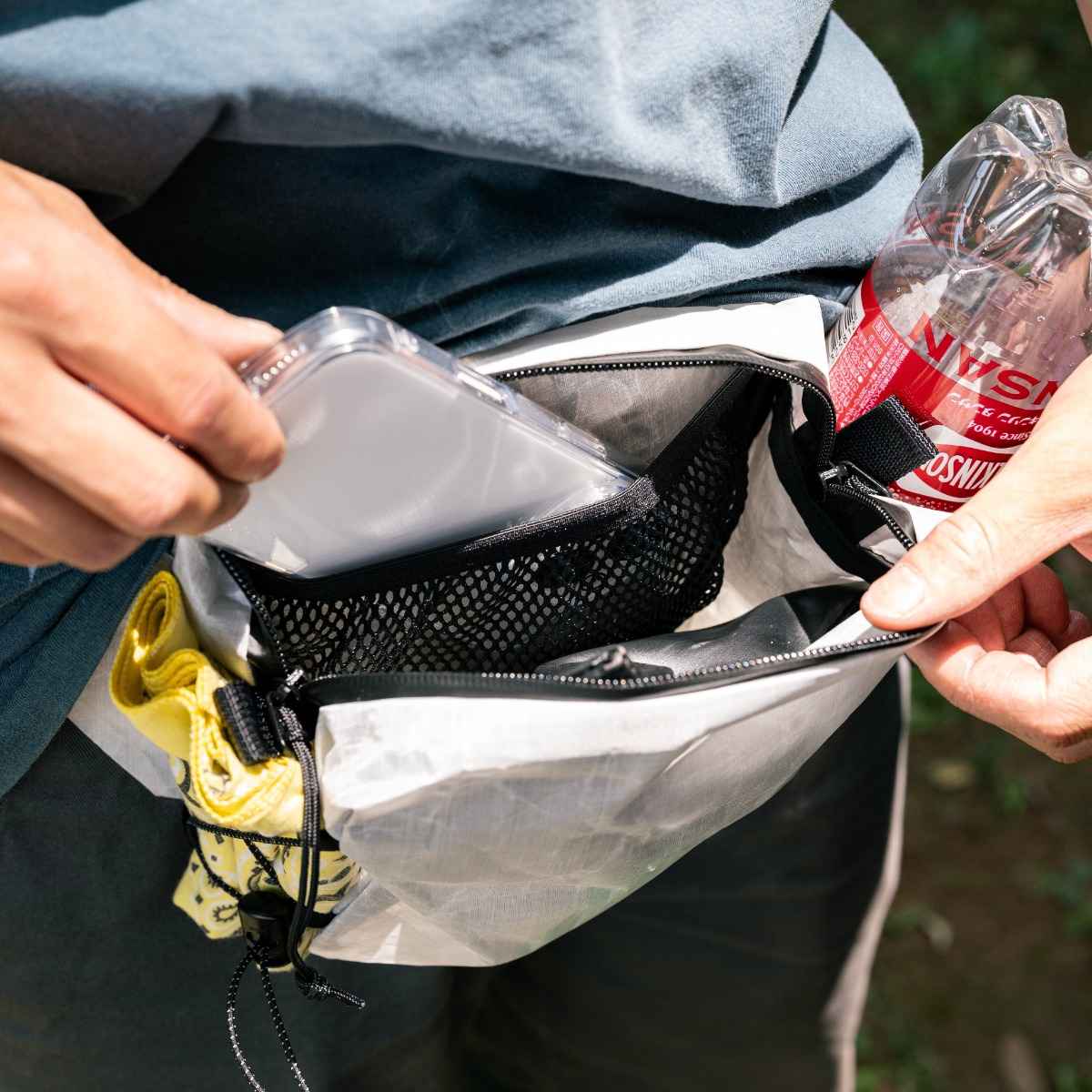 [最短当日出荷] FAIRWEATHER hip pack dcf hybrid/white [フェアウェザー]