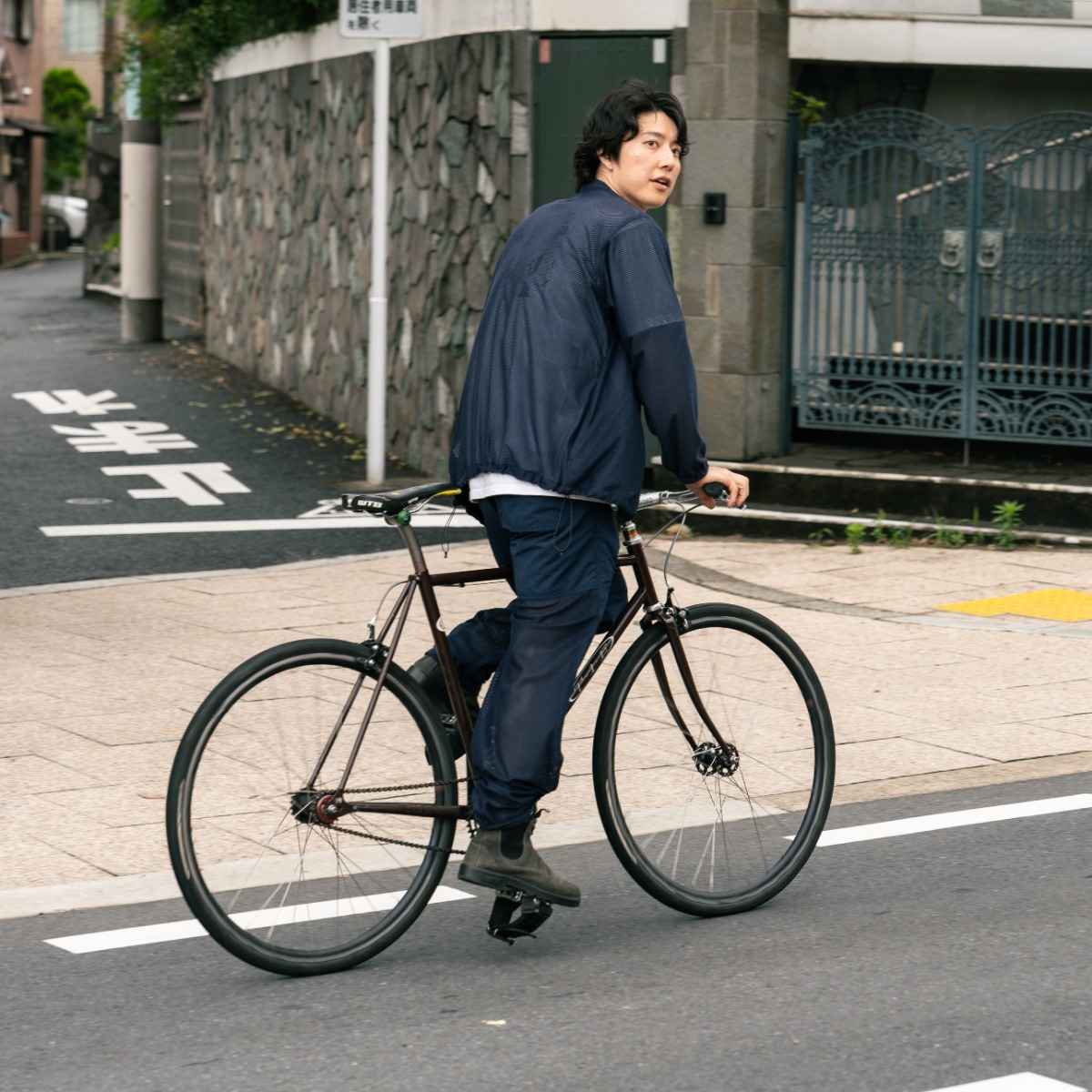 DROPOUTS breeze jacket navy [ドロップアウツ]