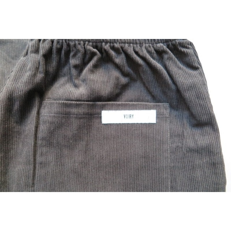 voiry SUNDAY PANTS-CORDUROY C-GRAY [ヴォイリー]