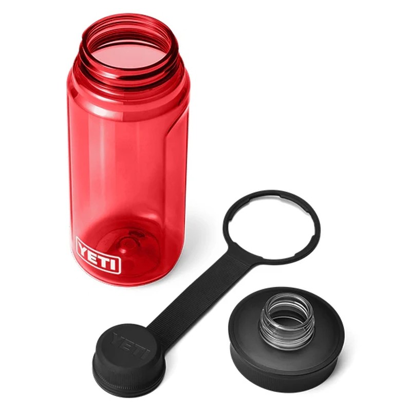YETI YONDER 600 ml WATER BOTTLE WITH TETHER CAP RESCUE RED [イエティ]