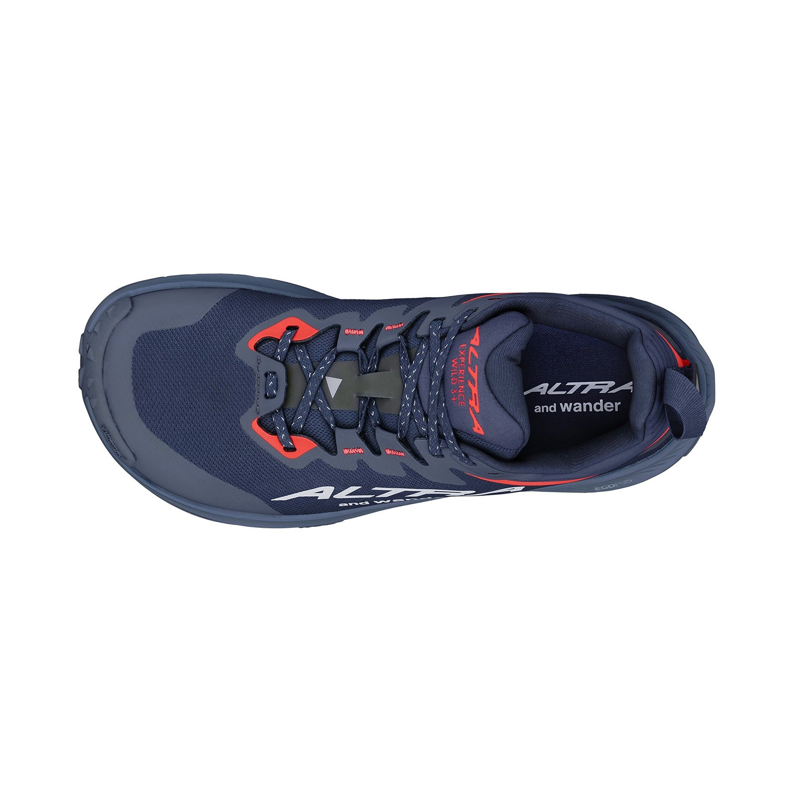 [当日出荷可][10%OFF] and wander AL09 ALTRA×and wander EXPERIENCE WILD 3+ navy [アンドワンダー]