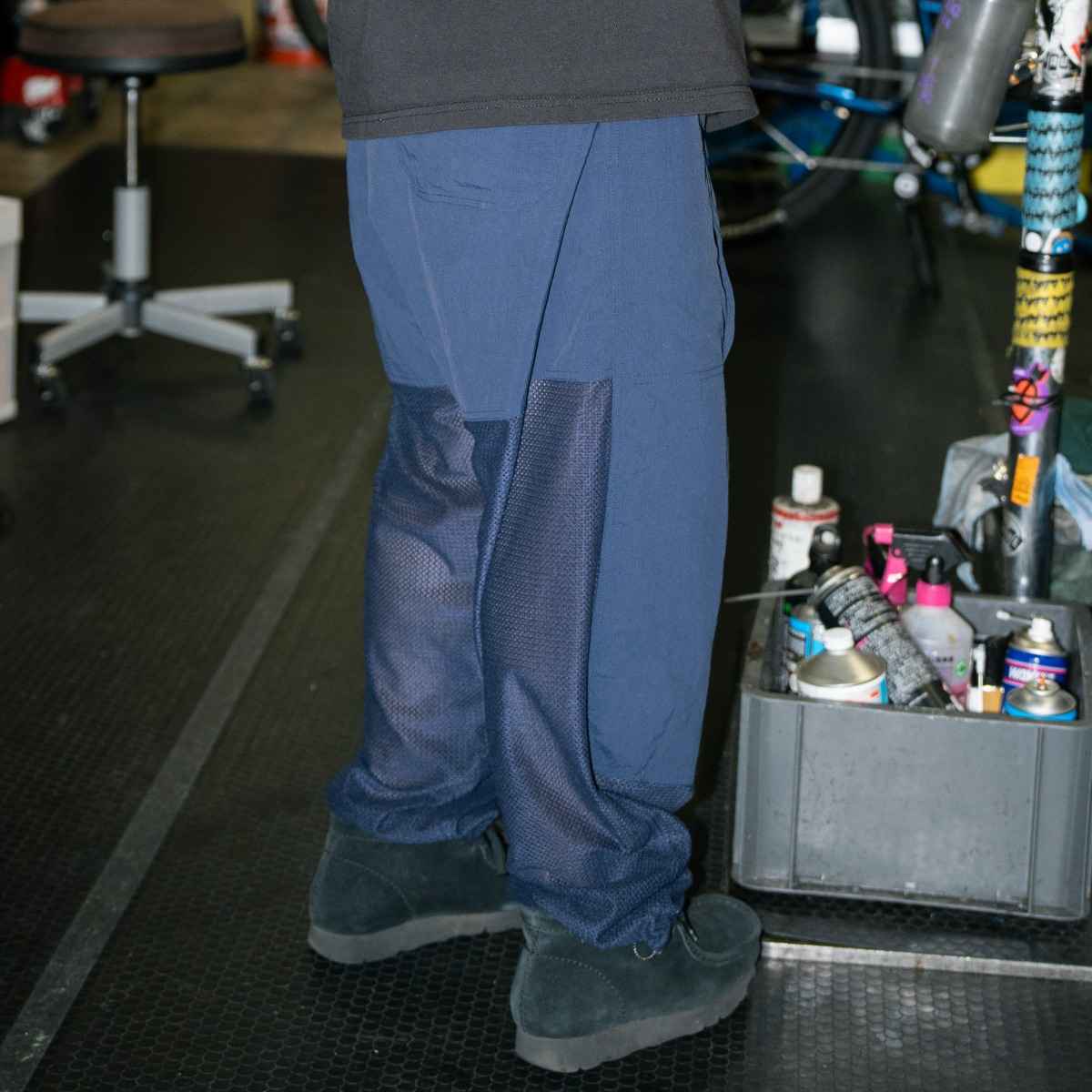 DROPOUTS breeze pants navy [ドロップアウツ]