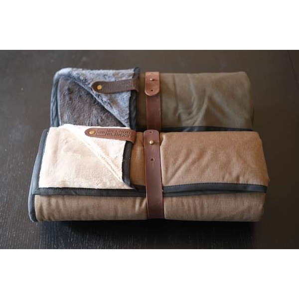 BELMONT BLANKET ヘラグッドブランケット ブラウン [ベルモント