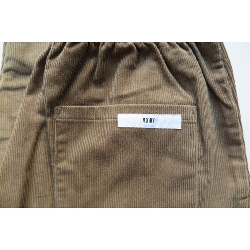 voiry SUNDAY PANTS-CORDUROY L-BROWN [ヴォイリー]