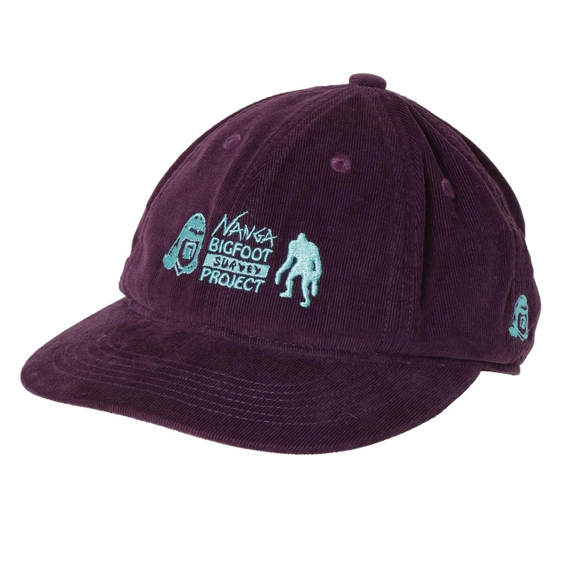 NANGA NANGA×TACOMA FUJI RECORDS BIGFOOT SURVEY PROJECT LOGO CORDUROY CAP [ナンガ]