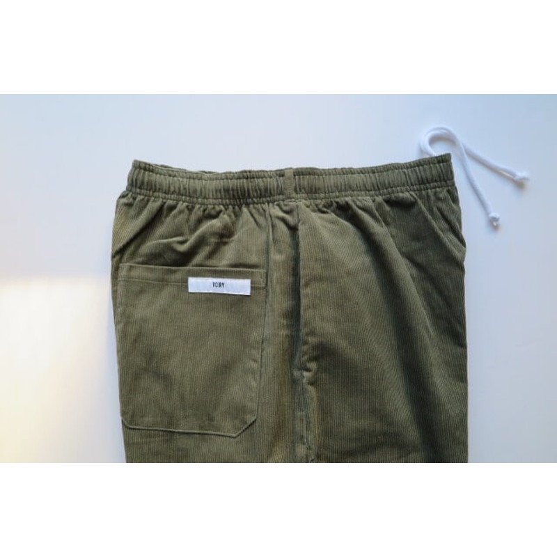 voiry SUNDAY PANTS-CORDUROY OLIVE [ヴォイリー]