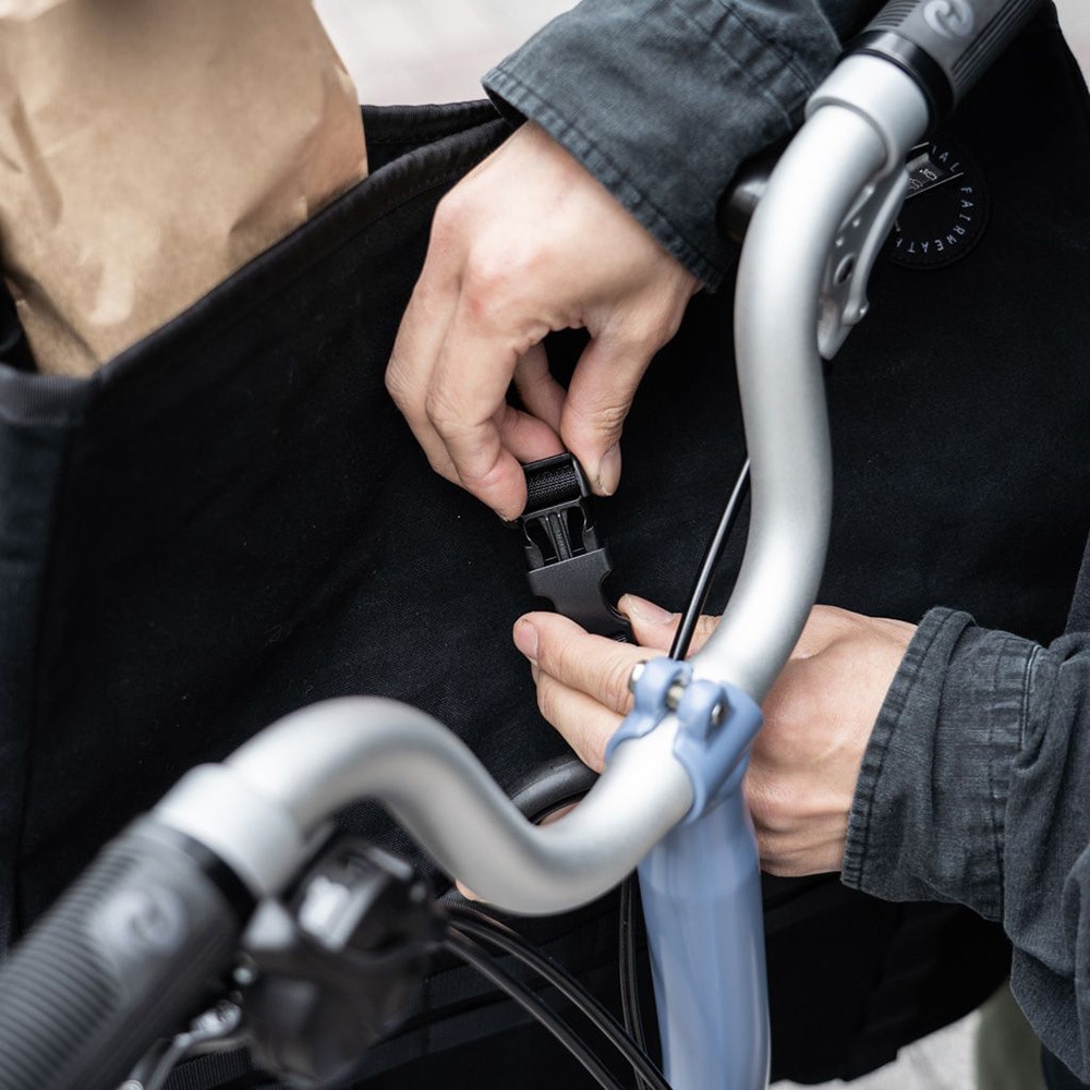 FAIRWEATHER* brompton bag (wax black) - BLUE LUG GLOBAL