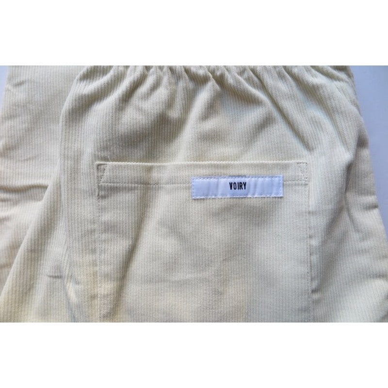 voiry SUNDAY PANTS-CORDUROY IVORY [ヴォイリー]
