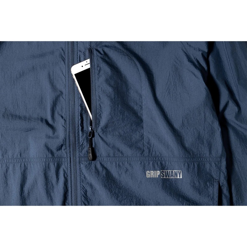 Grip Swany GS PACKABLE JACKET BLUE GREY [グリップスワニー]