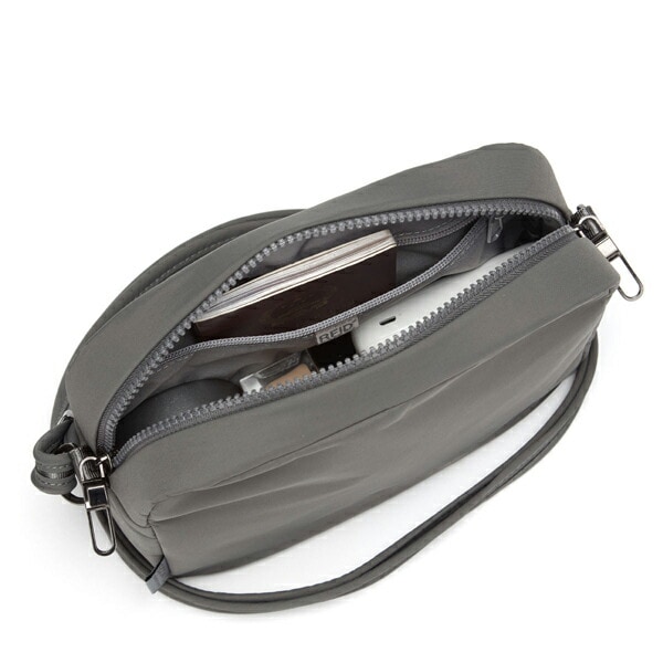 週末限定価格❗️naptime クロスボディBAG-GRAY YAHKI（ヤーキ） ショルダーバッグ バッグ レディース クロスボディ