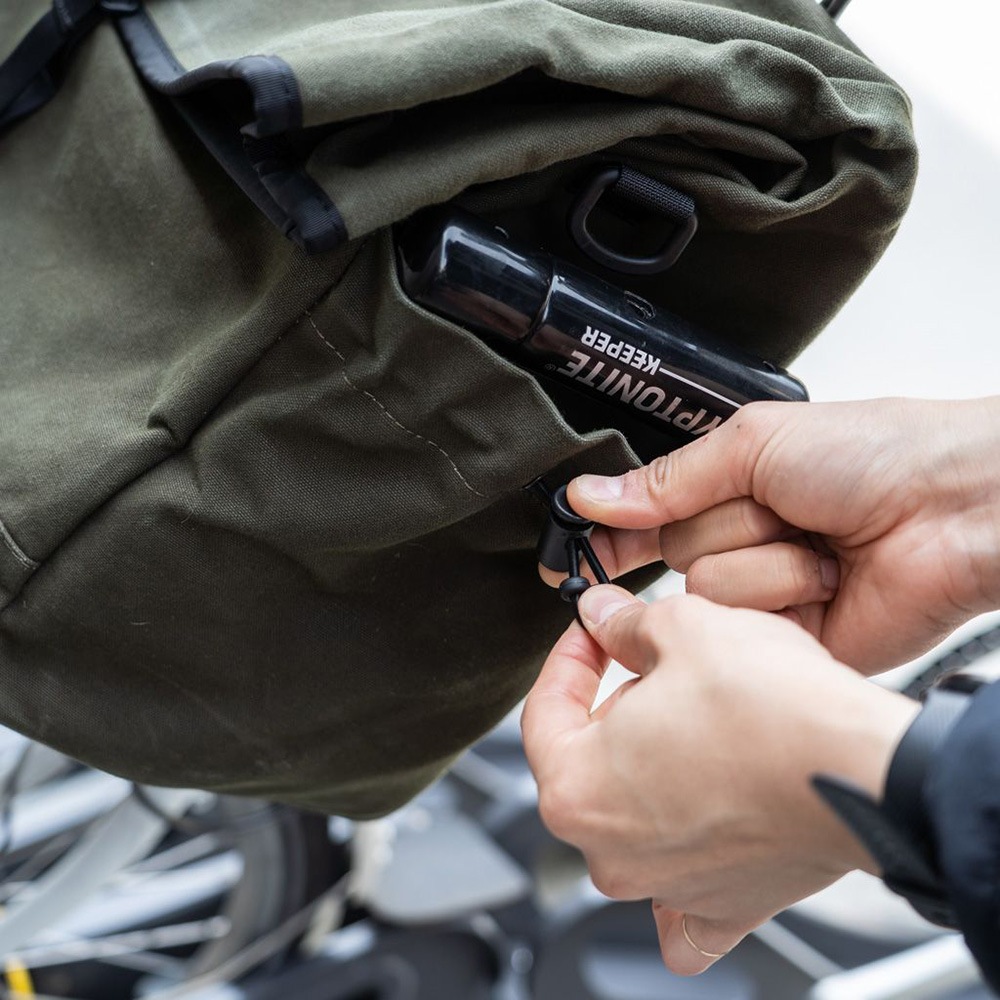 FAIRWEATHER front bag for brompton フレームあり wax dark olive [フェアウェザー]