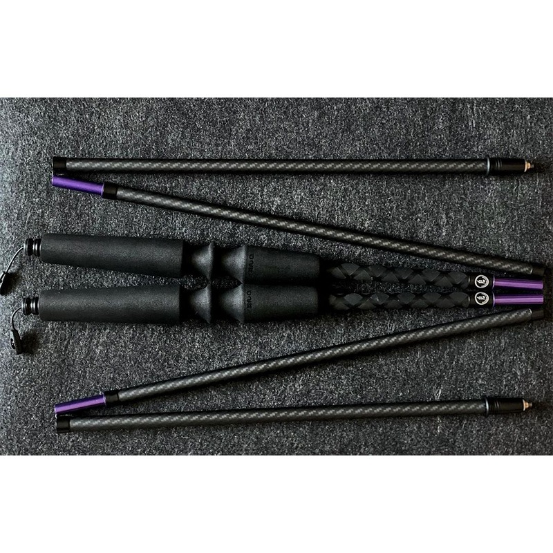 【予約商品 2月下旬頃入荷予定】 Outdoor Yogui Carbon Trekking Poles Black/Blue Joint [アウトドアヨギー]
