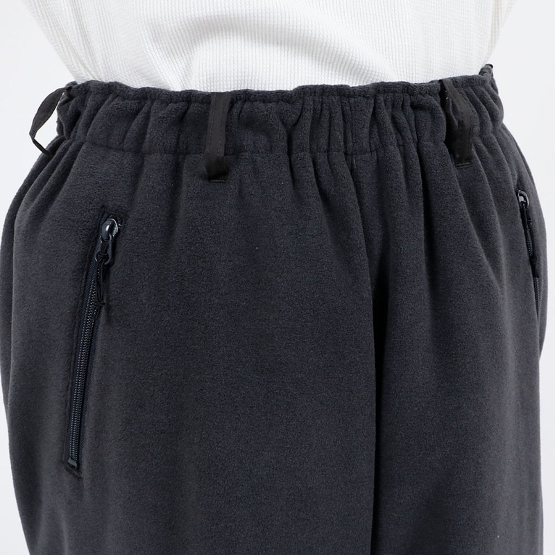 AXESQUIN.MODIFIED Retro Fleece Wide Pants 2.0 Black [アクシーズ