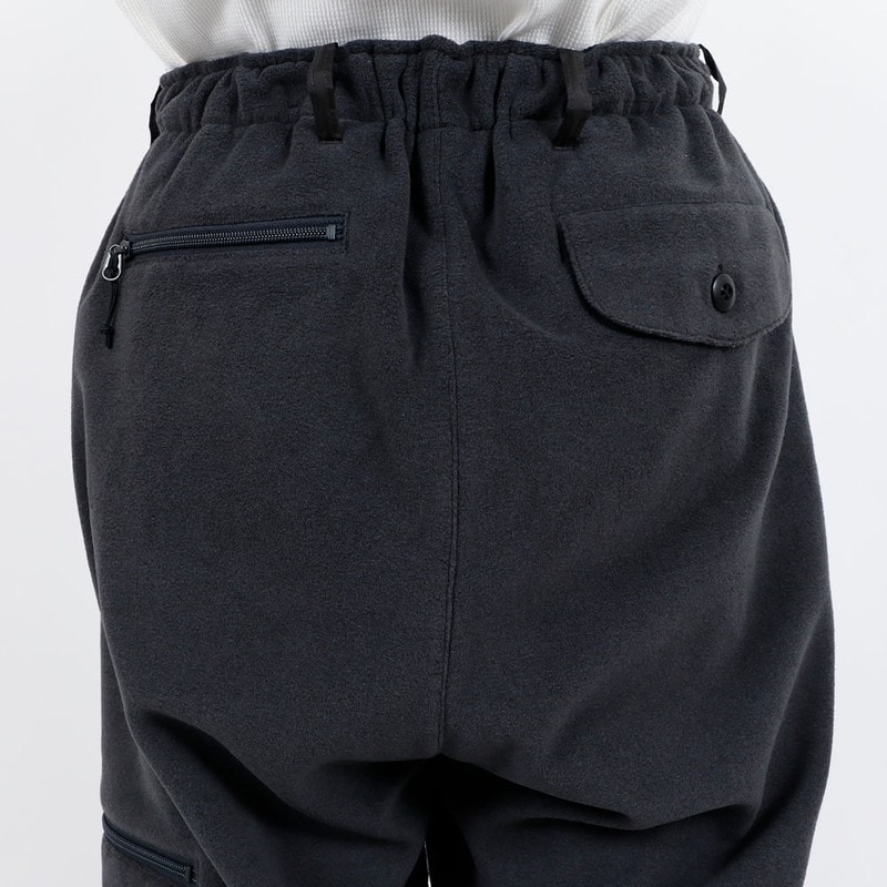 AXESQUIN.MODIFIED Retro Fleece Wide Pants 2.0 Black [アクシーズクイン モディファイド]