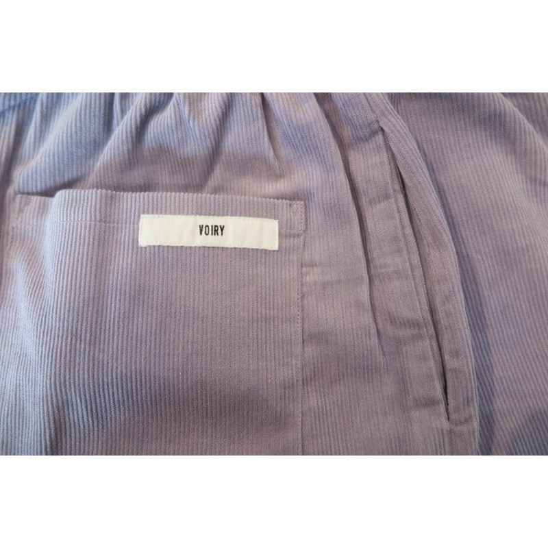 voiry SUNDAY PANTS-CORDUROY LAVENDER [ヴォイリー]