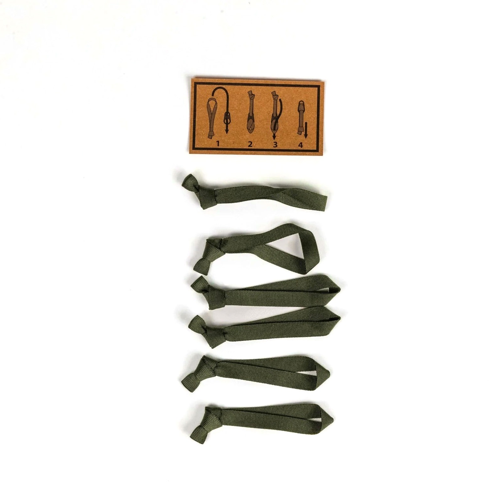 [当日出荷可] EVERGOODS Zipper Puller Kit Webbing OD Green [エバーグッズ]