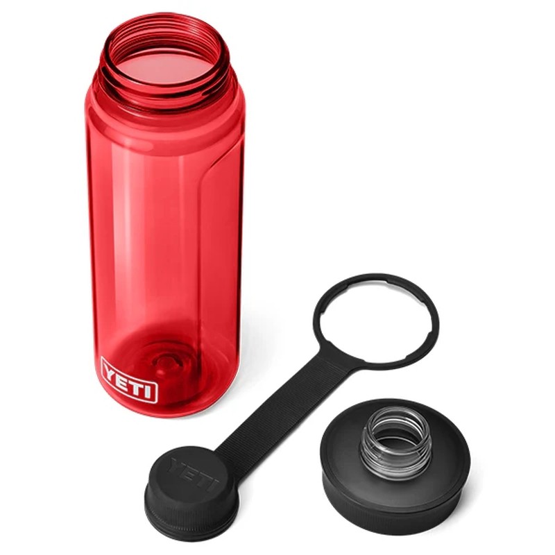 YETI YONDER 750 ml WATER BOTTLE WITH TETHER CAP RESCUE RED [イエティ]