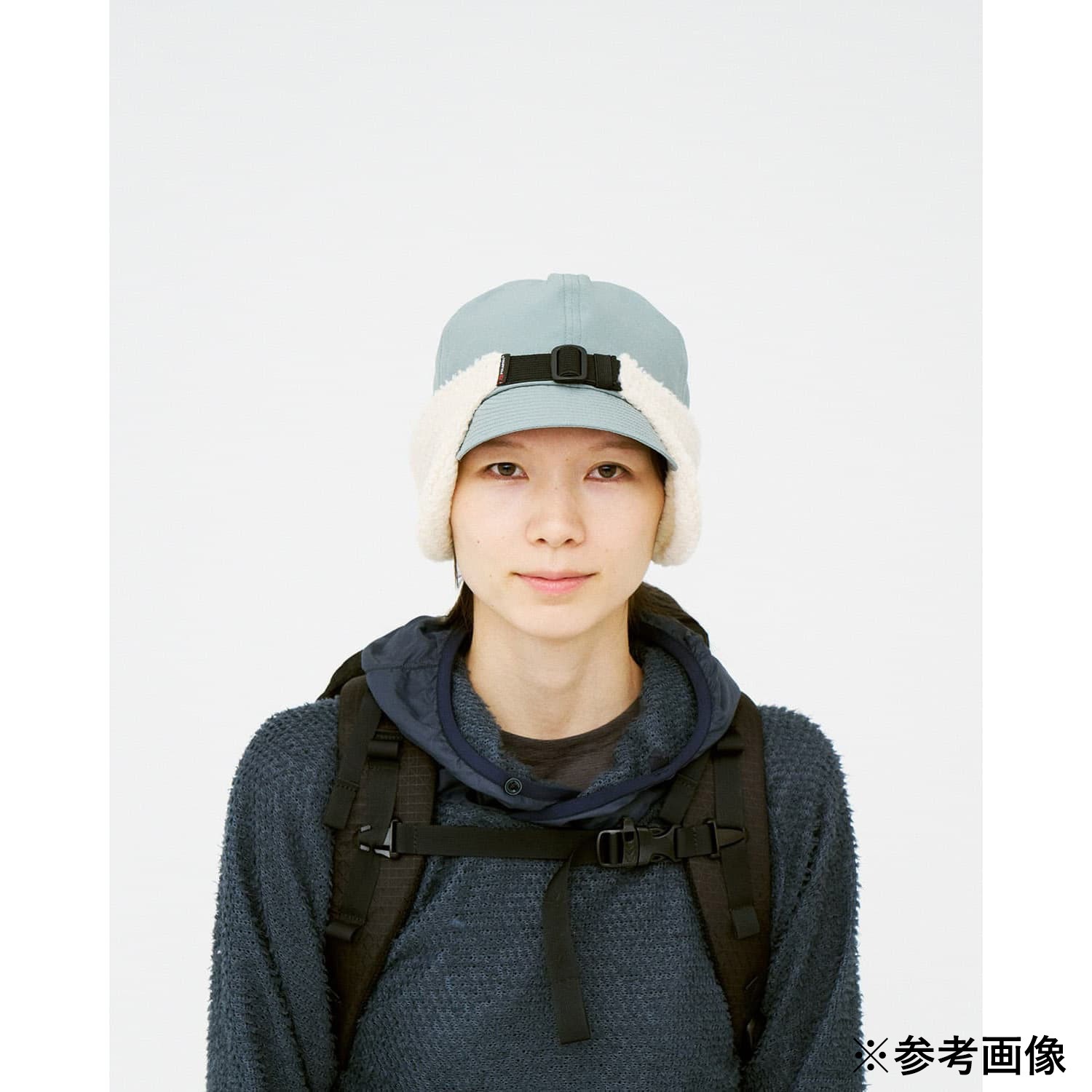 halo commodity Alpha Ear Muff Band Navy [ハロコモディティ]