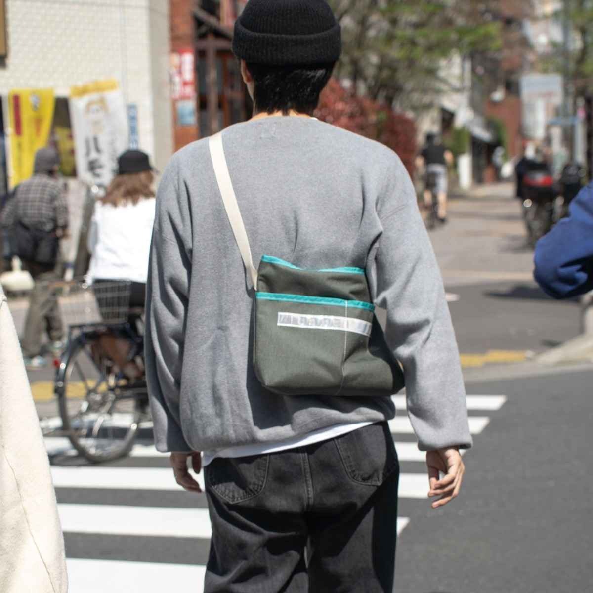 BLUE LUG stroll sacoche grey/turquoise/reflector [ブルーラグ]