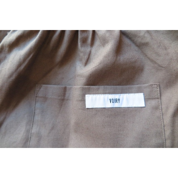 voiry SUNDAY PANTS-C/LINEN BROWN [ヴォイリー]