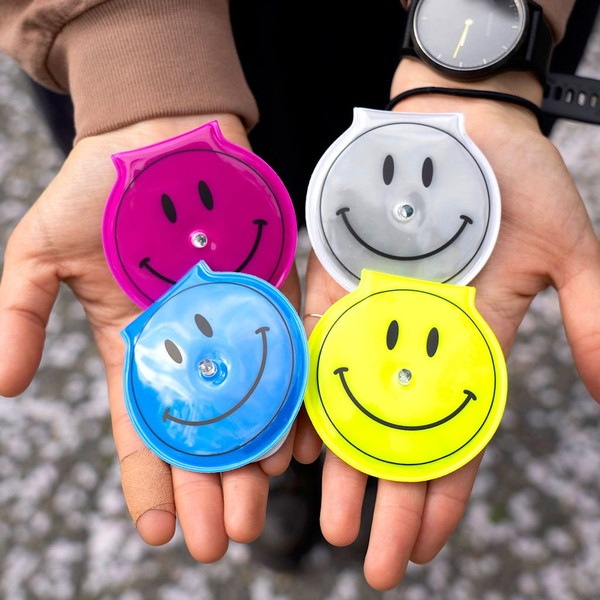 [当日出荷可] BLUE LUG smile reflector clip white [ブルーラグ]