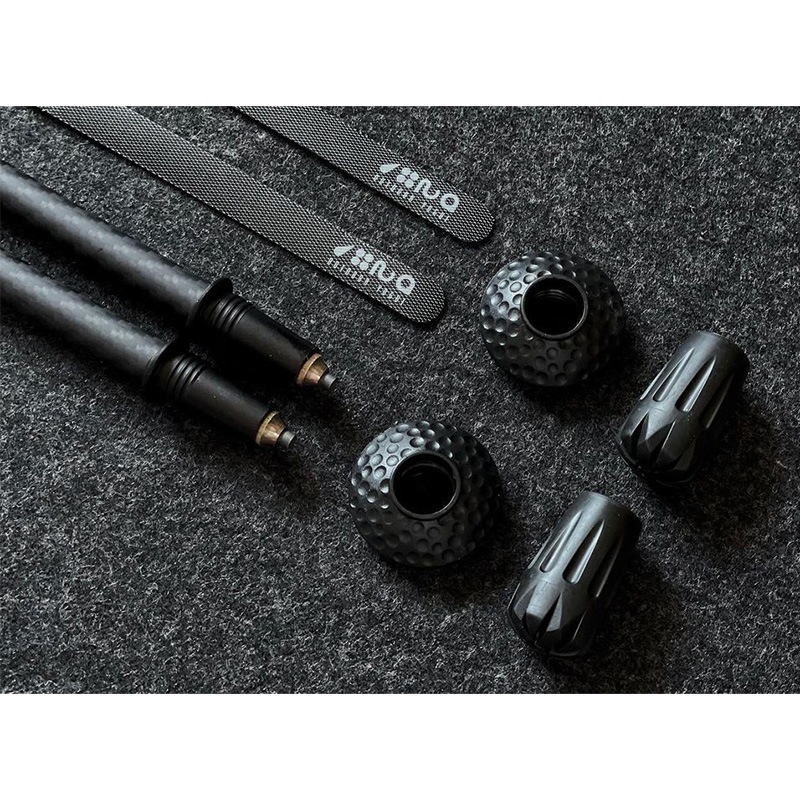 【予約商品 2月下旬頃入荷予定】 Outdoor Yogui Carbon Trekking Poles Black/Black Joint [アウトドアヨギー]