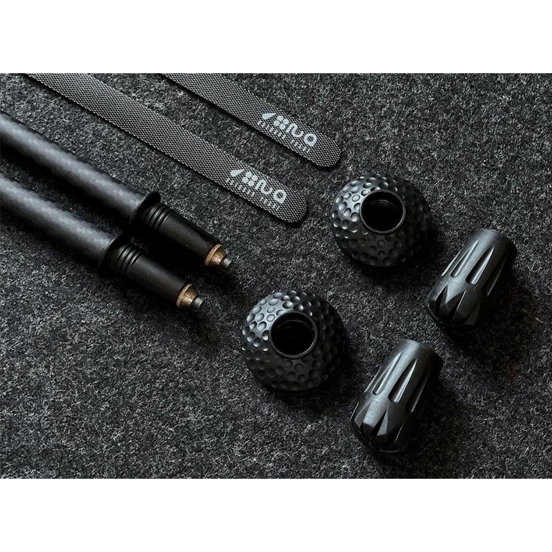 【予約商品 2月下旬頃入荷予定】 Outdoor Yogui Carbon Trekking Poles Black/Black Joint [アウトドアヨギー]