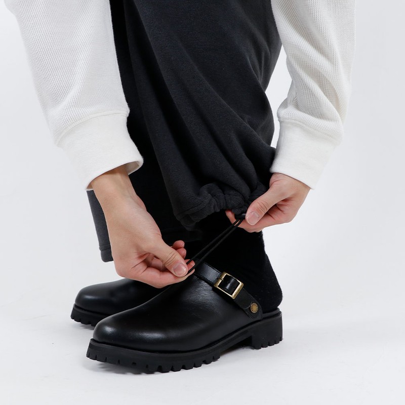 AXESQUIN.MODIFIED Retro Fleece Wide Pants 2.0 Charcoal [アクシーズクイン モディファイド]