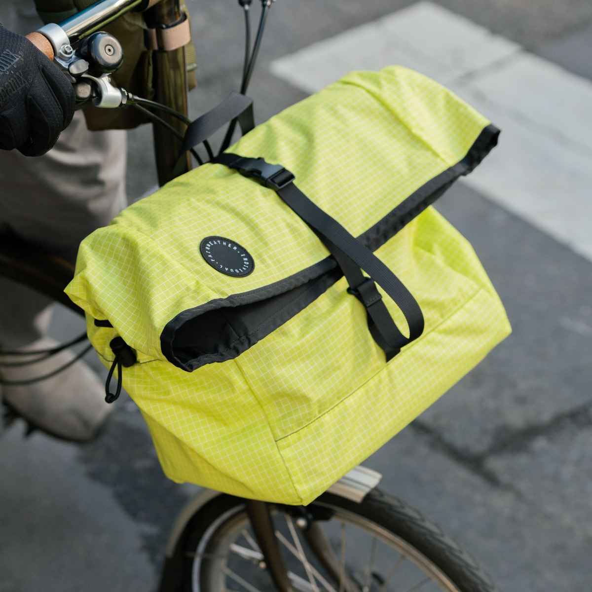 [当日出荷可] FAIRWEATHER brompton bag mini hmpe rip/lime フレームあり [フェアウェザー]