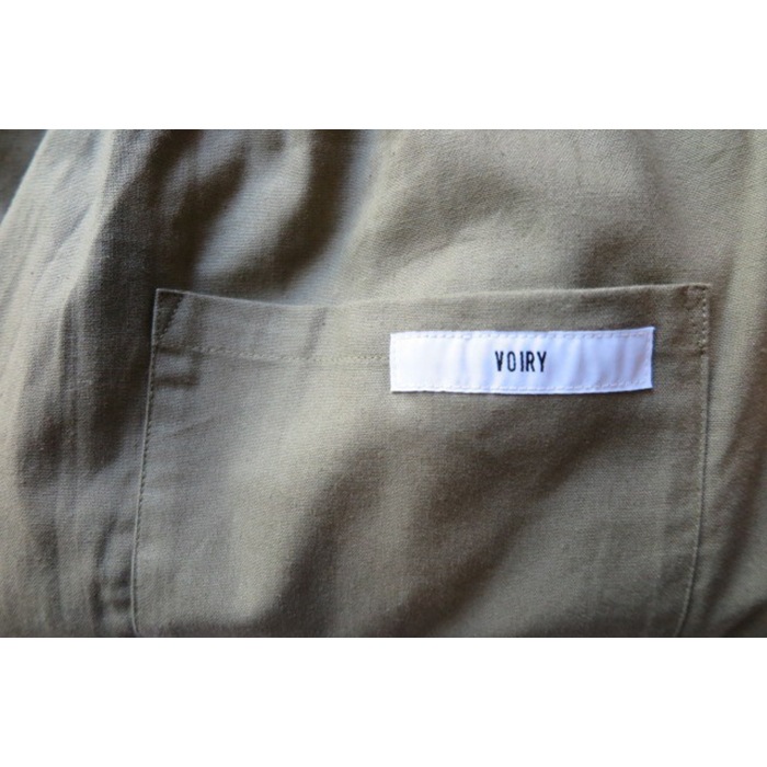 voiry SUNDAY PANTS-C/LINEN KHAKI [ヴォイリー]