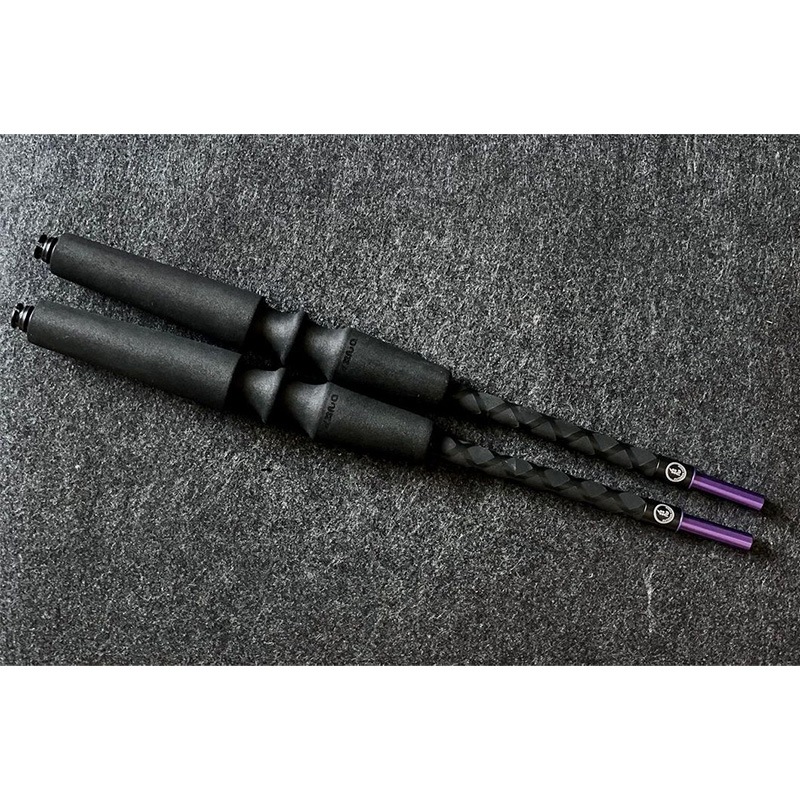 【予約商品 2月下旬頃入荷予定】 Outdoor Yogui Carbon Trekking Poles Black/Purple Joint [アウトドアヨギー]