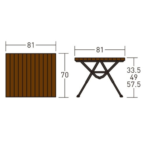 CAMPAL JAPAN 3ハイ＆ローテーブル III [キャンパルジャパン]
