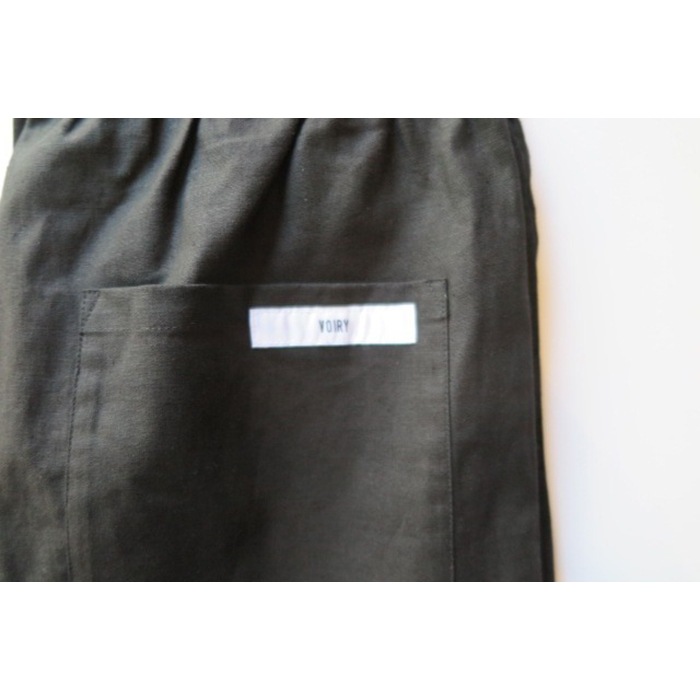 voiry DOCTOR PANTS-C/LINEN BLACK [ヴォイリー]