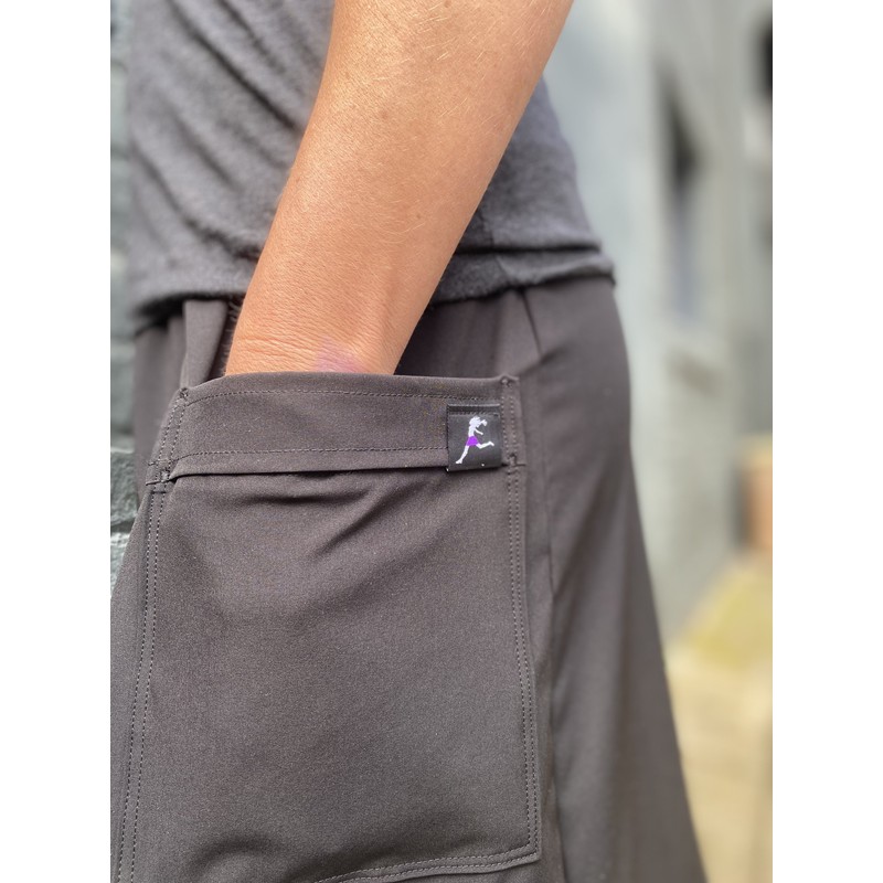 PURPLE RAIN Purple Rain Adventure Kilt ブラック [パープルレイン]