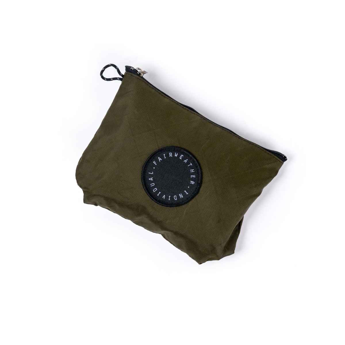 [当日出荷可] FAIRWEATHER packable sacoche ecopak/olive [フェアウェザー]