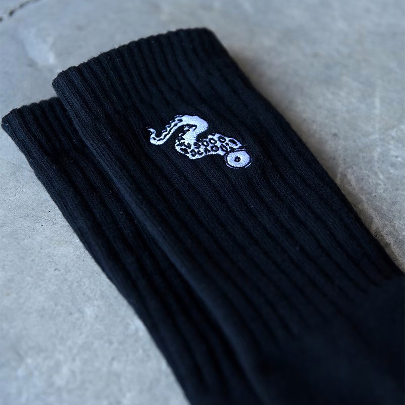 MURACO KRAKEN CREW SOCKS Mens Black 25-29cmサイズ [ムラコ]