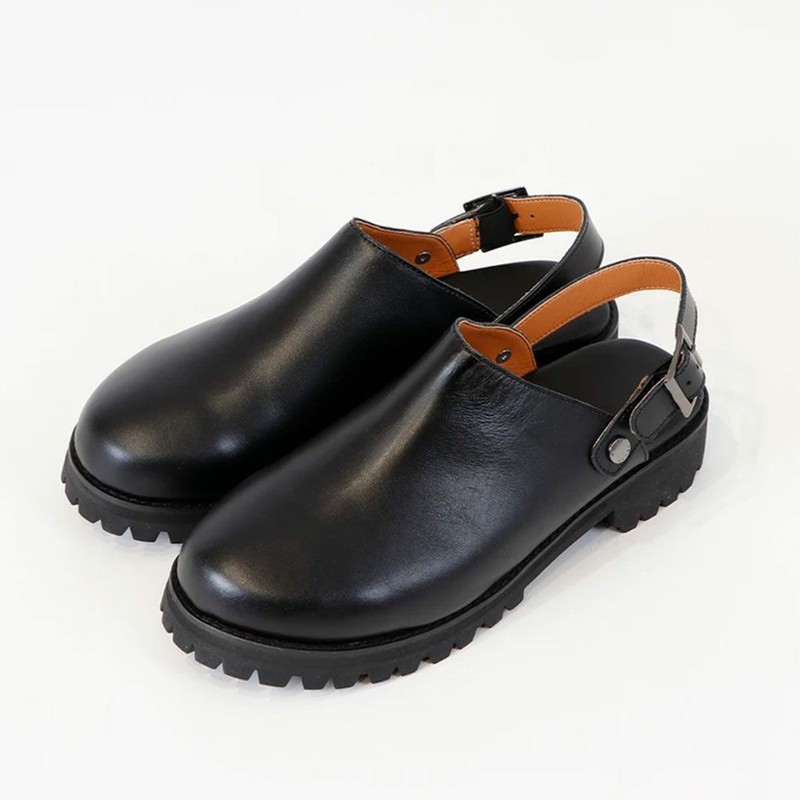 [当日出荷可] molle shoes ENGINEER SANDAL BLACK [モールシューズ]