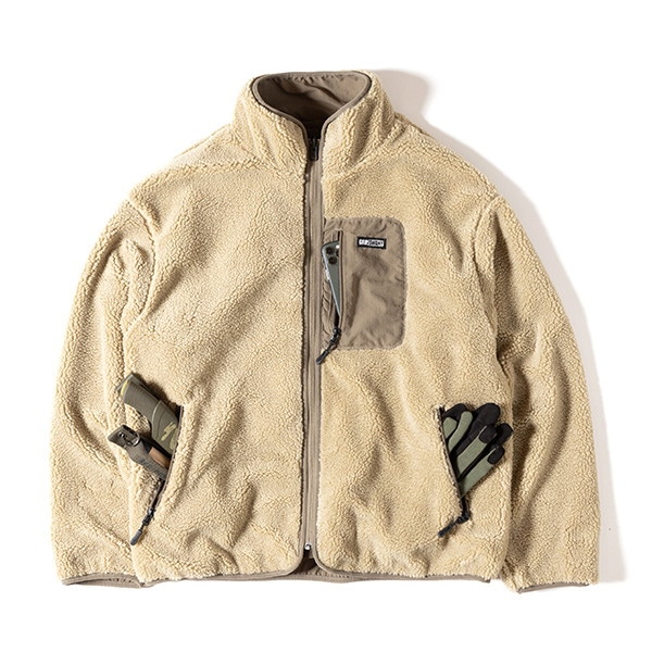 1円～ GRIP SWANY/グリップスワニー フリース ボア パーカー GSC-25/NAVY/M GRIP SWANY×SUNDAYMOUNTAIN グリップスワニー×サンデーマウンテン G-1