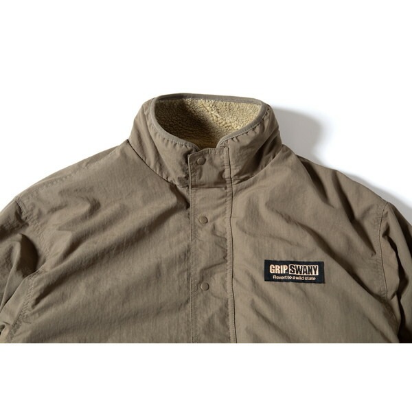 Grip Swany Reversible Fleece JKT Greige [グリップスワニー]