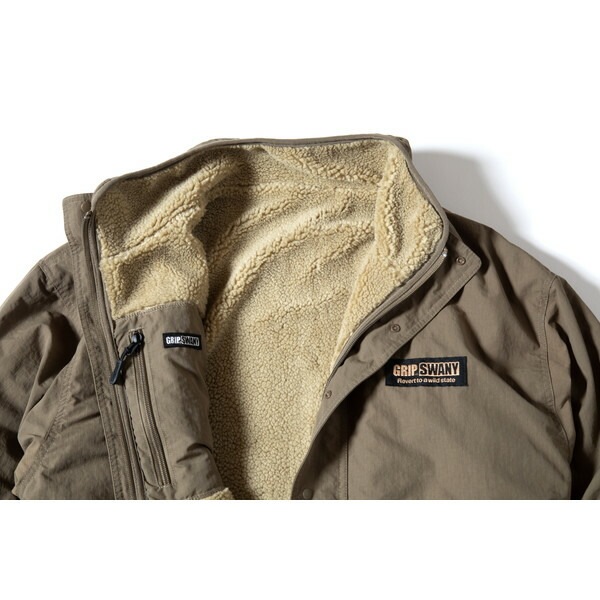 Grip Swany Reversible Fleece JKT Greige [グリップスワニー]