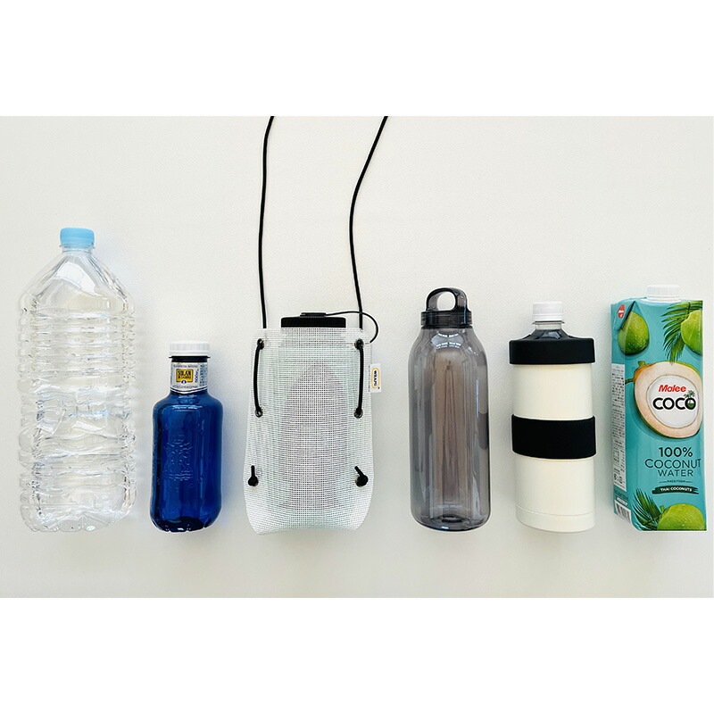 WRAPii BOTTLE FIT CARRY No.1 mesh Black [ラッピィー]